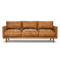 Sofa leathair Nirvana Dakota Tan